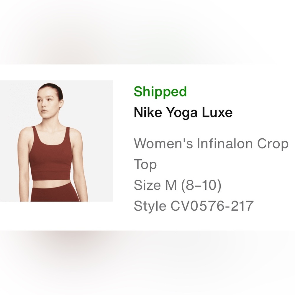 Nike Yoga Luxe crop top